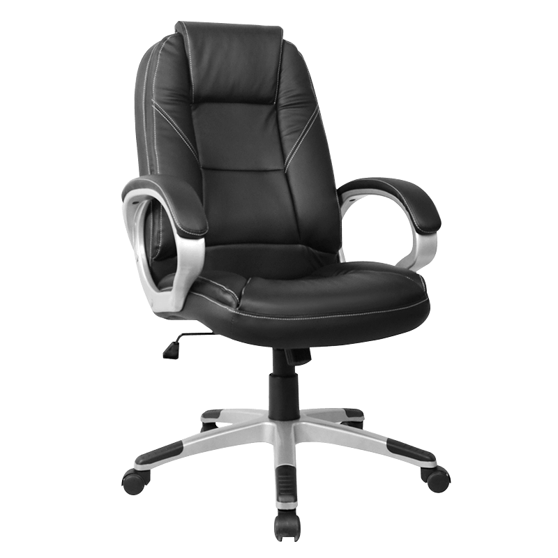 Scaun de birou ergonomic pentru manager din piele neagră (Y-2753)