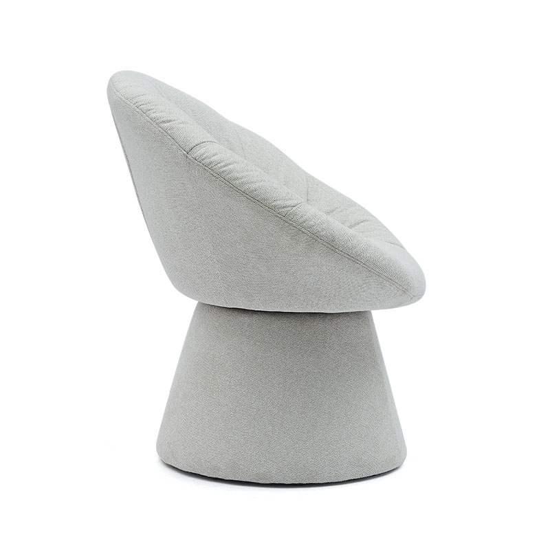 Scaun de sufragerie rotativ, elegant, simplu, italian Fotoliu cu bază rotundă Scaun de agrement pentru camera de zi, hotel (GY-644)