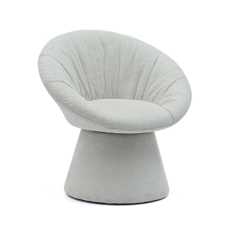 Scaun de sufragerie rotativ, elegant, simplu, italian Fotoliu cu bază rotundă Scaun de agrement pentru camera de zi, hotel (GY-644)