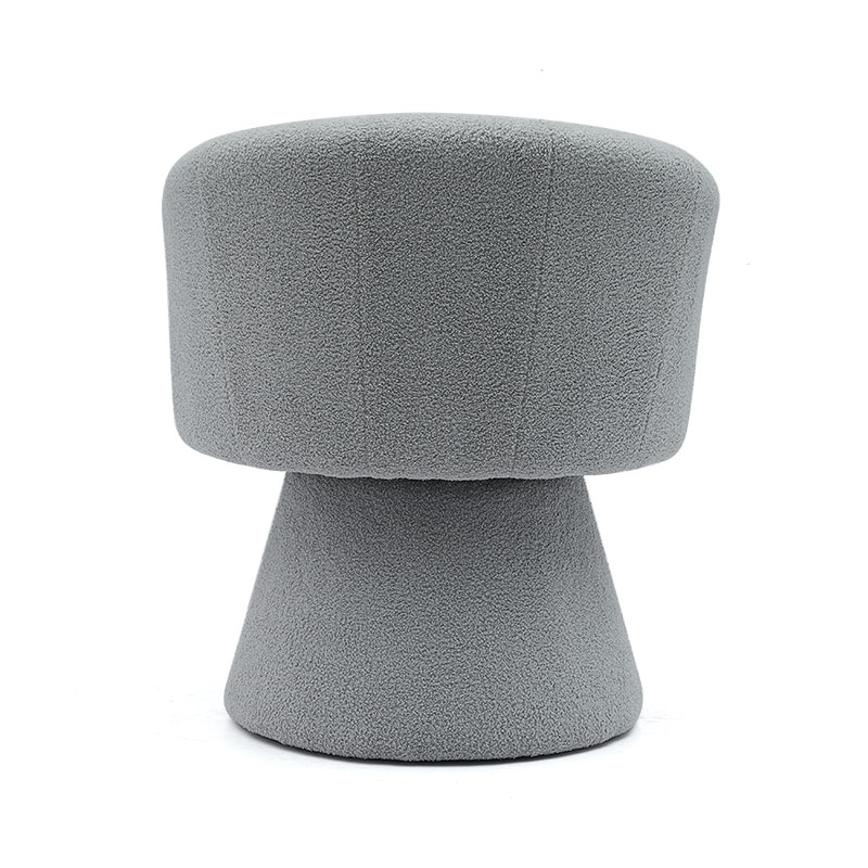 Stil de petrecere a timpului liber, gri pentru interior, pernă de scaun îngroșată confortabilă, scaun pivotant pentru hotel, fotoliu pentru camera de zi (GY-646)