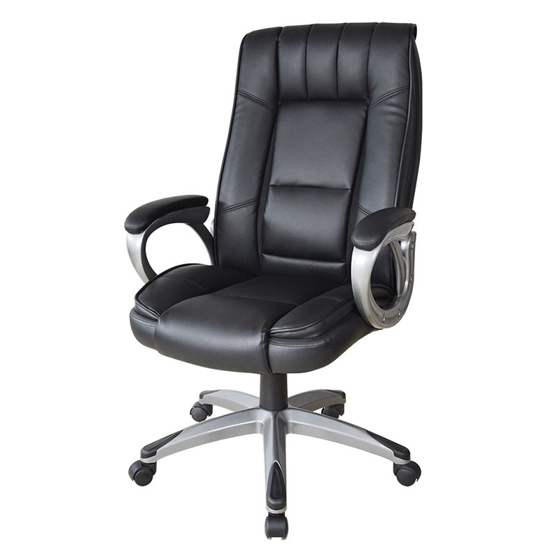 Scaun de birou ergonomic din piele neagră pentru cotiera pentru pictura (M-6113)