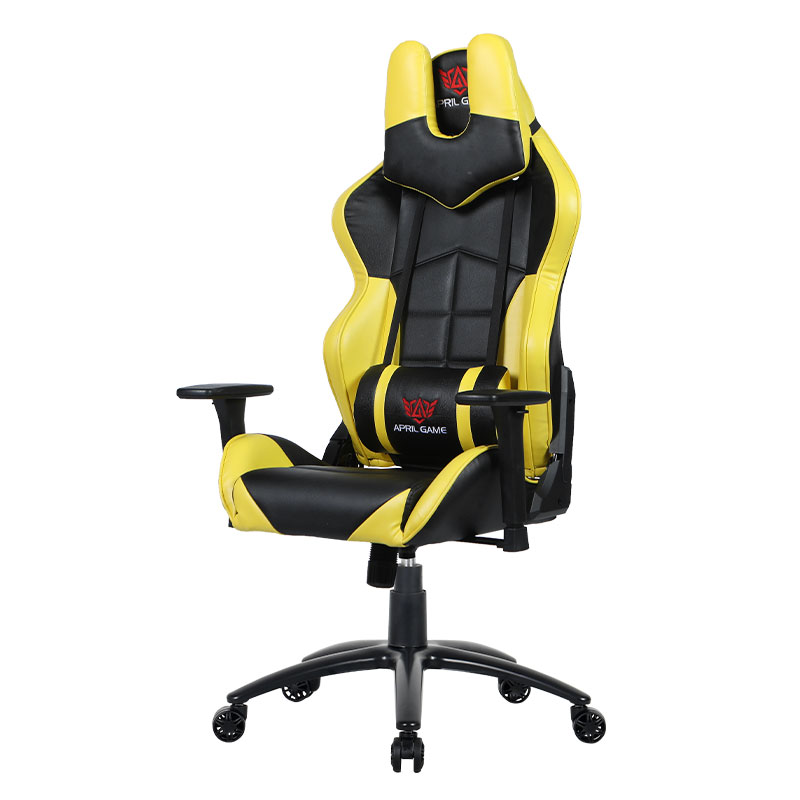 Scaun de jocuri pivotant 3D cu reglare a înălțimii cotierei și rotație față-spate (Y-2576)