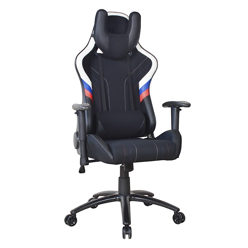 Scaun pentru jocuri de curse cu pictură pivotantă pentru cotieră 2D cu bază metalică (T-7116)