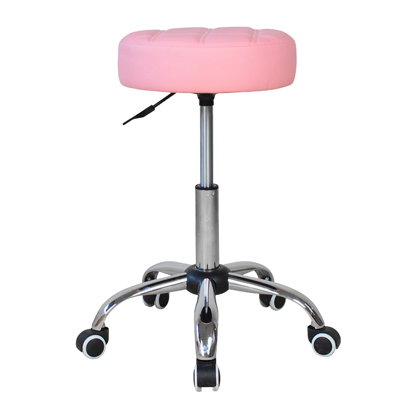 Scaune rotunde rotunde din piele simple, pivotante (GY-1007)