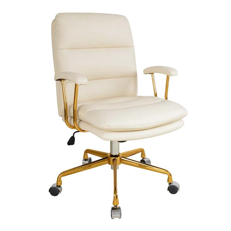 Cotieră metalică cu pernă dublă Scaun de birou pentru acasă (X-5147)